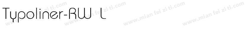 Typoliner-RW Light字体转换